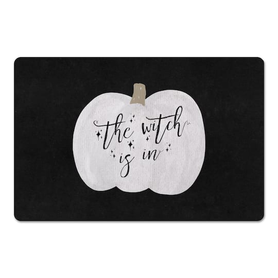 Witch Pumpkin Floor Mat